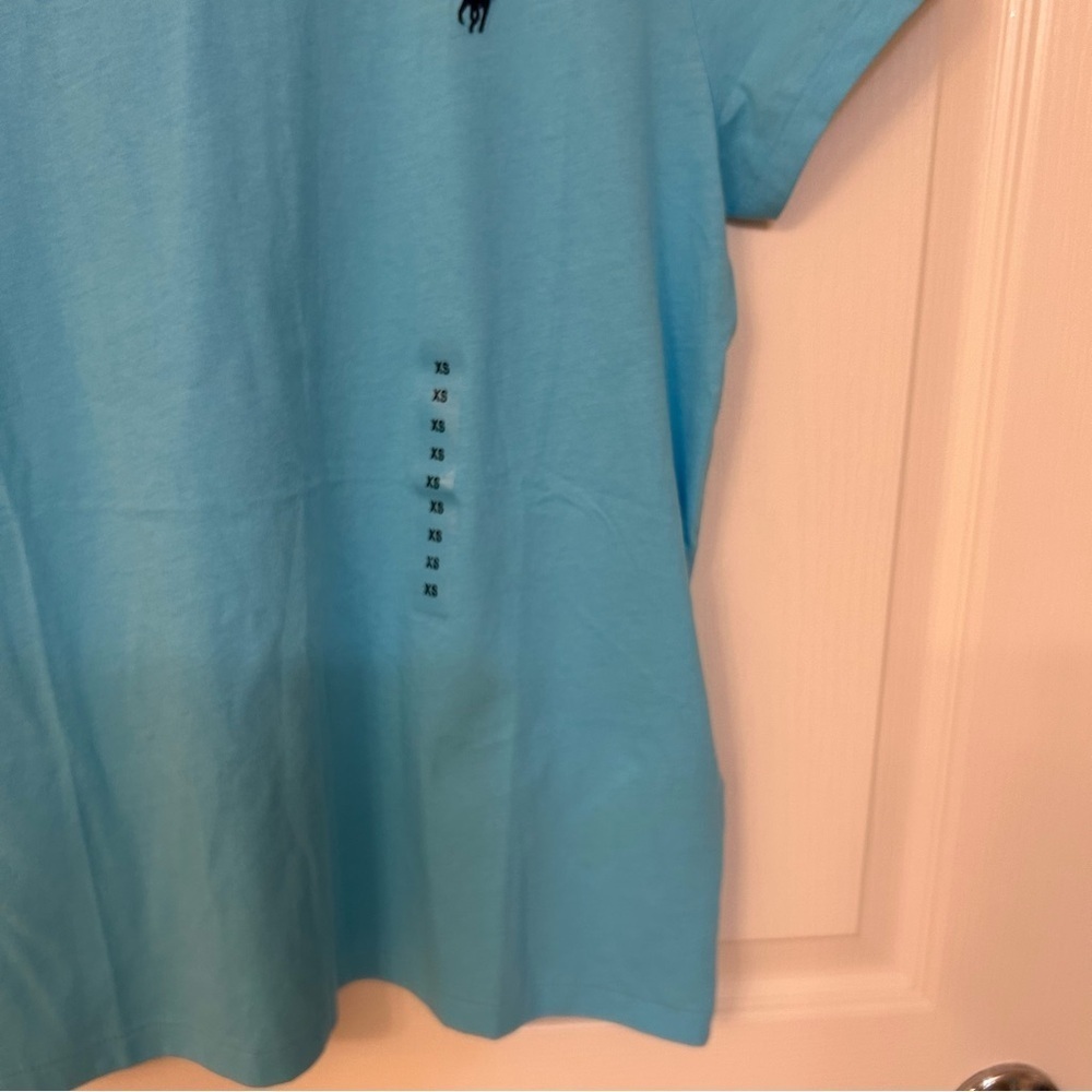 Polo Ralph Lauren Classic Short Sleeve Crewneck T-Shirt in Light Blue Size XS - Picture 4 of 4